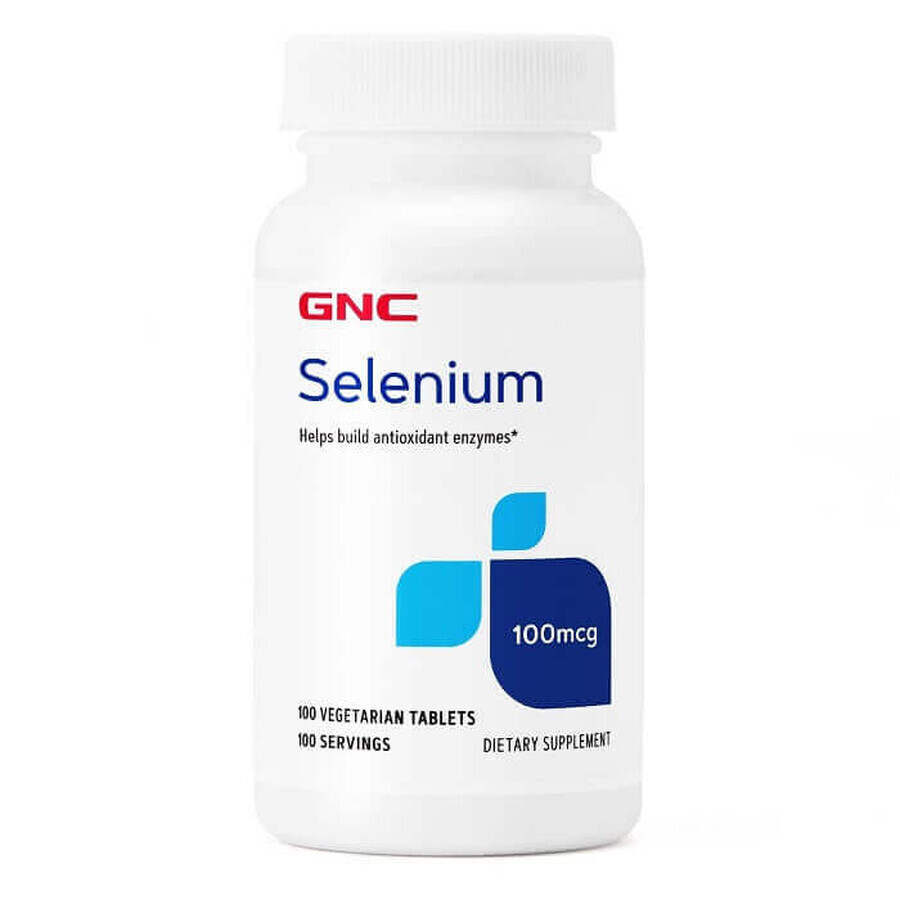 Sélénium 100 mcg 004512, 100 comprimés, GNC