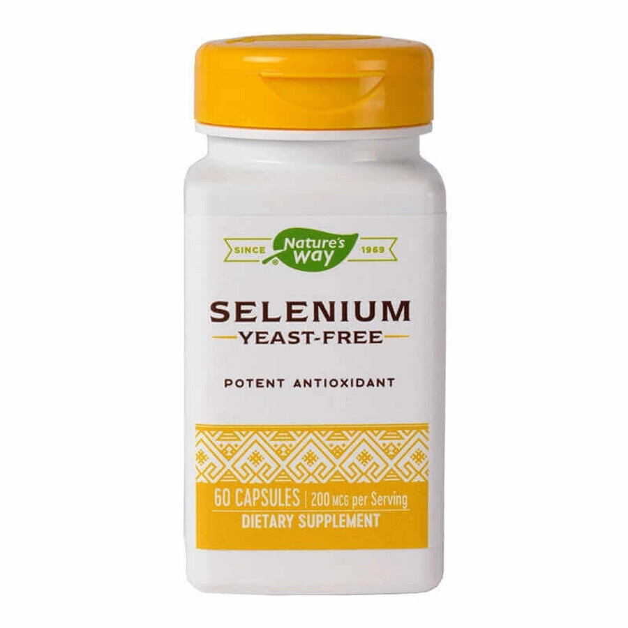 Selenio 200 mcg Nature's Way, 60 capsule, Secom