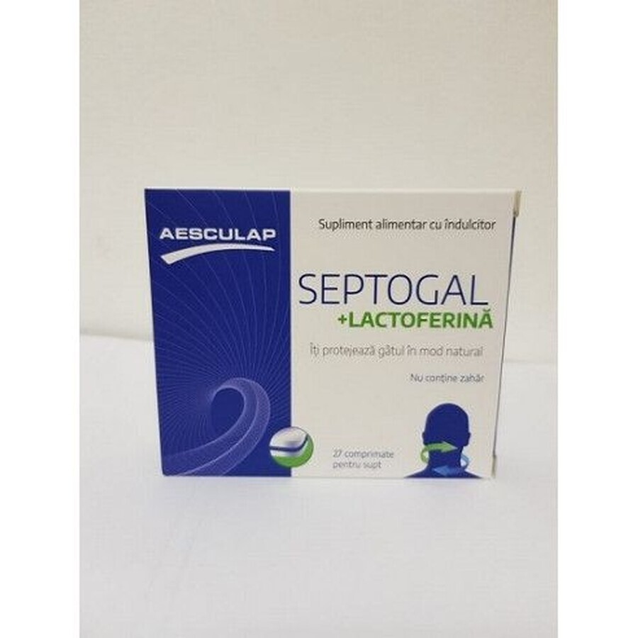 Septogal+lactofeïne, 27 tabletten, Aesculap