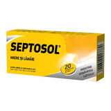 Septosol with honey and lemon Herbaflu, 20 tablets, Biofarm