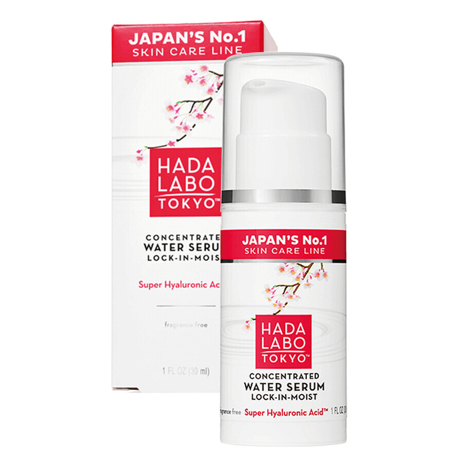 Concentrated serum in water with super hyaluronic acid, 30 ml, Hada Labo Tokyo