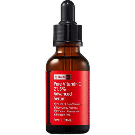 Siero viso 21,5% vitamina C pura, 30 ml, di WishTrend