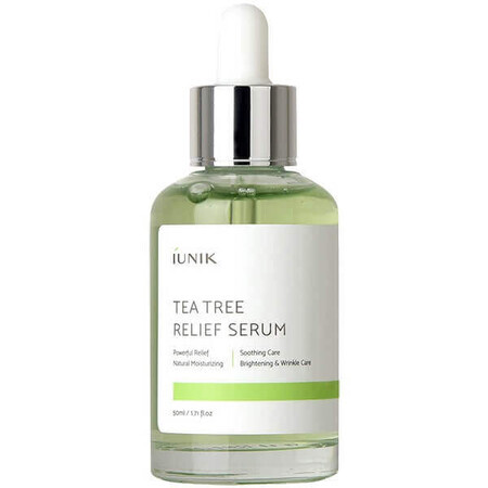 Soothing and moisturizing face serum Tea Tree Relief, 50 ml, Iunik