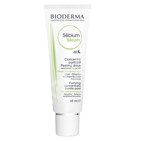 BIODERMA Sebium Serum Concentrato Purificante Delicato Effetto Peeling 40ml