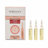 Siero Instant Filler con microsfere di acido ialuronico, 3 fiale x 10ml, Herbagen