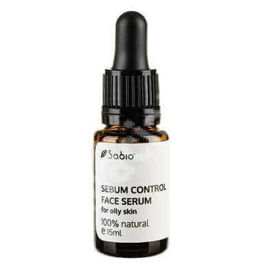 Sebum Control Serum Facial, 15 ml, Sabio