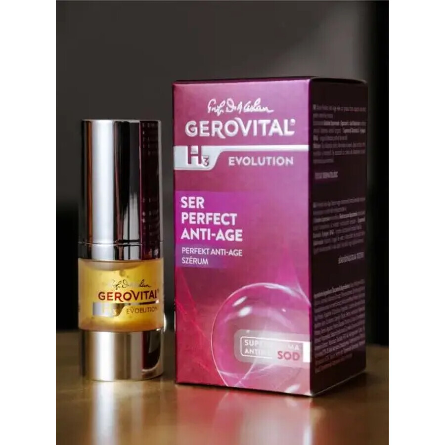 Gerovital H3 Evolution perfect anti-ageing serum, 15 ml, Farmec