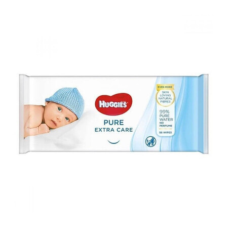 Pure Extra Care Feuchttücher, 56 Stück, Huggies