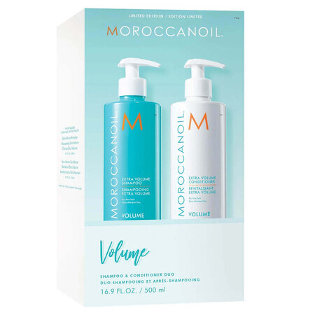 Volume Shampoo Set, 500 ml + Volume Conditioner, 500 ml, Moroccanoil