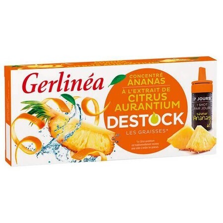 Shot concentrato con ananas, 70 ml, Gerlinéa