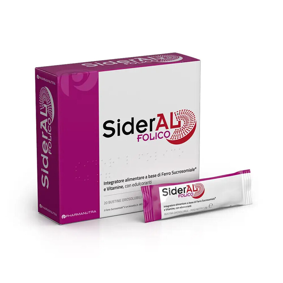 SiderAL Folic, 20 zakjes, Solacium Pharma