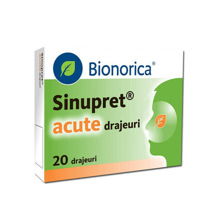 Sinupret Acute, 20 dragees, Bionorica