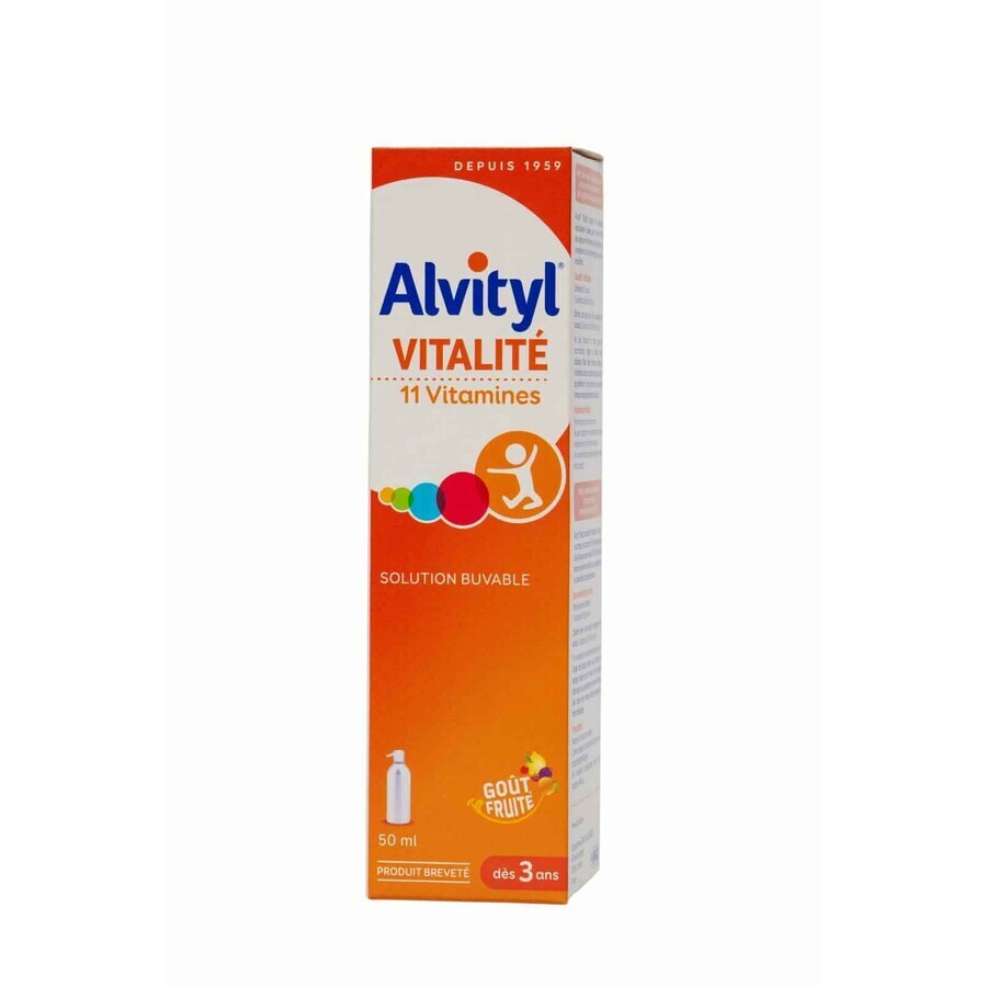 Sciroppo multivitaminico Alvityl, 50 ml, Urgo