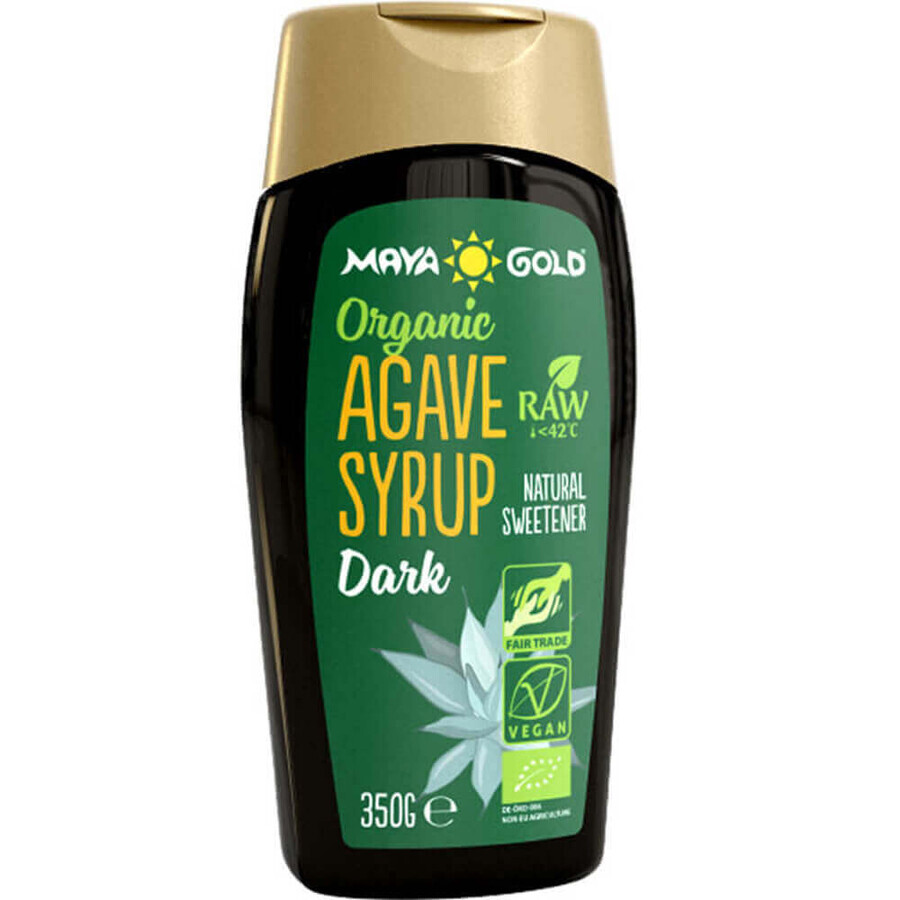 Organic agave syrup Dark, 350 g, Maya Gold