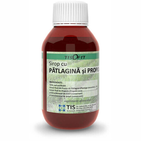 Sciroppo con Piantaggine e Propoli, 100 ml, Tis Farmaceutic