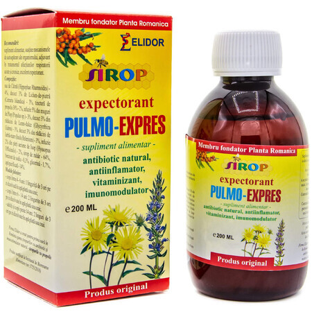 Pulmo-Express Expectorant Syrup, 200 ml, Elidor