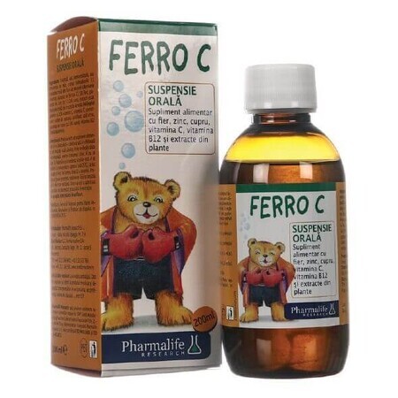 Sciroppo Ferro C, 200 ml, Pharmalife