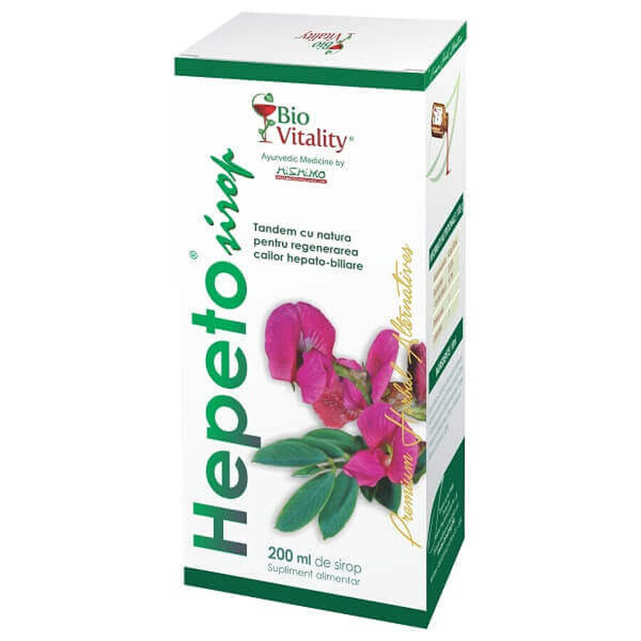 Sciroppo di Hepeto, 200 ml, Bio Vitality