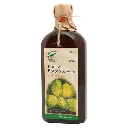 Sciroppo di Noni, Borojo e Acai, 250 ml, Pro Natura