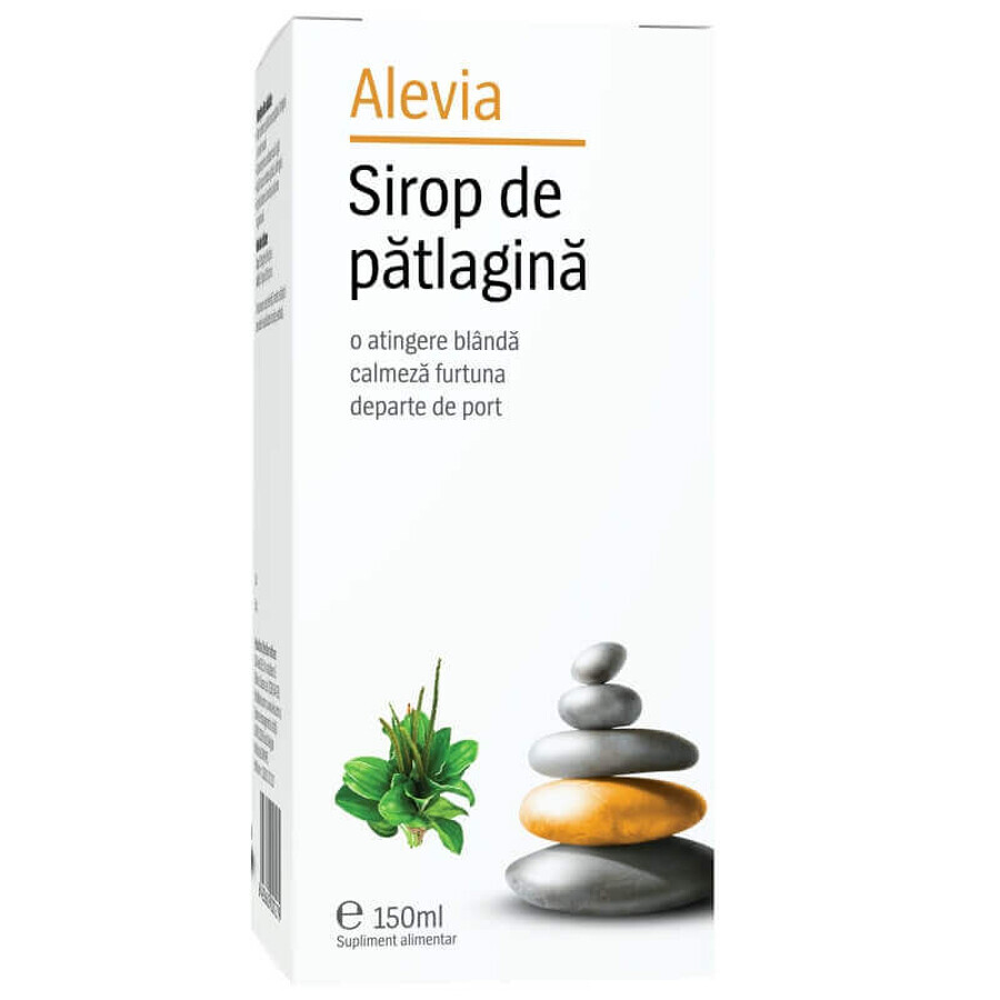 Sciroppo di piantaggine, 150 ml, Alevia