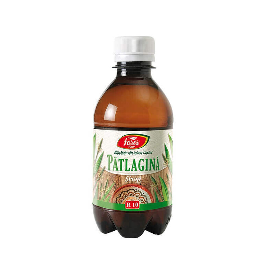 Sciroppo di piantaggine, R10, 250 ml, Fares