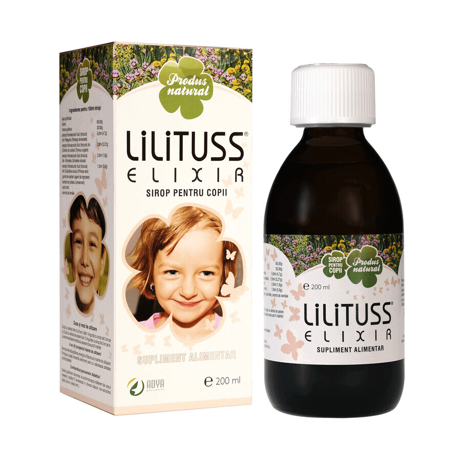 Lilituss Elixier Baby-Sirup, 200 ml, Adya