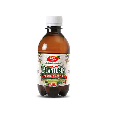 Sciroppo di plantusina per diabetici, R29, 250 ml, Fares