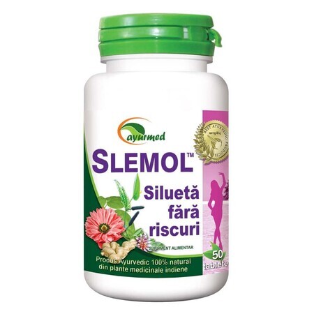 Slemol, 50 tablete, Ayurmed