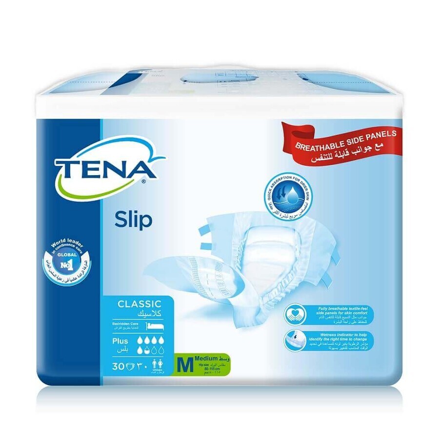 Slip Classic Plus Medium 4 (212102), 30 pezzi, Tena