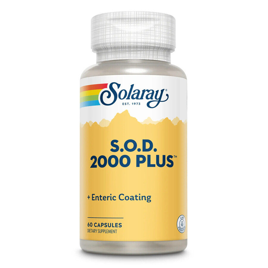 SOD 2000 Plus Solaray, 60 capsules, Secom