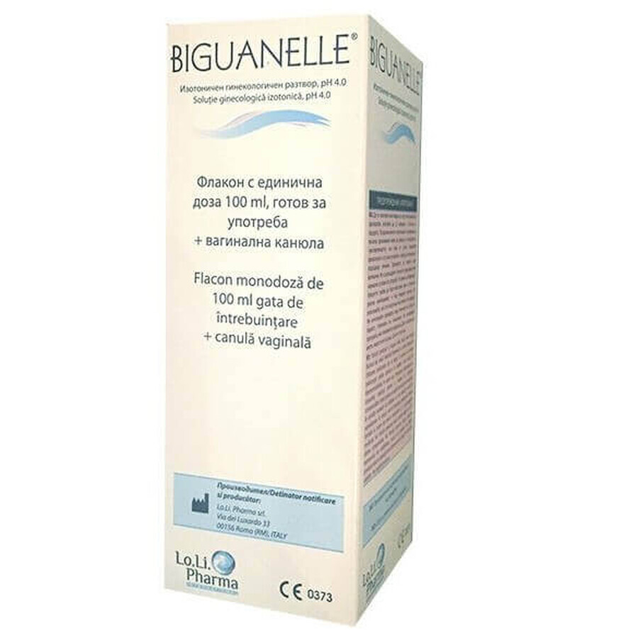 Soluzione isotonica ginecologica pH 4, Biguanelle, 100 ml, Lo Li Pharma