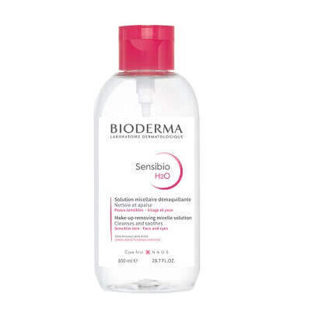 Bioderma Sensibio H2O - Acqua Micellare Viso e Occhi per Pelli Sensibili, 850ml