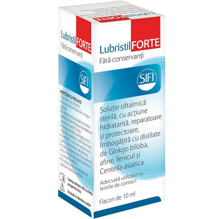 Ophthalmic solution - Lubristil Forte, 10 ml, Sifi