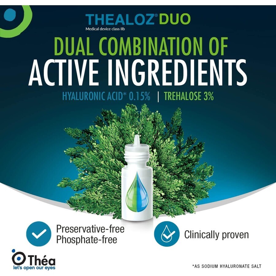 Ophthalmic solution - Thealoz Duo, 10 ml, Thea