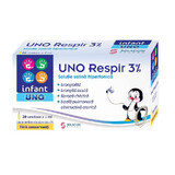 Soluzione salina ipertonica Infant Uno Respir 3%, 20 dosi singole x 5 ml, Solacium