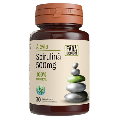 Spirulina 500mg, 30 comprimidos, Alevia