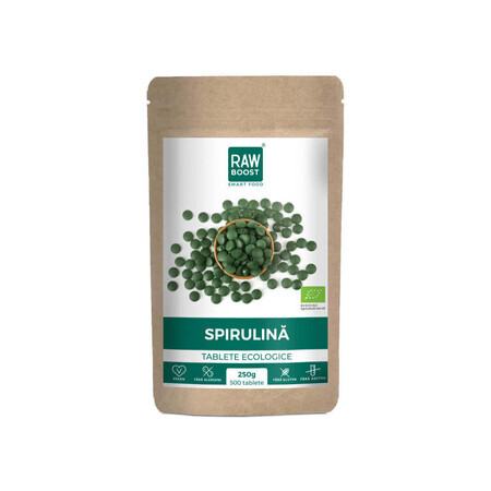 Organic Spirulina, 250g, Rawboost Smart Food