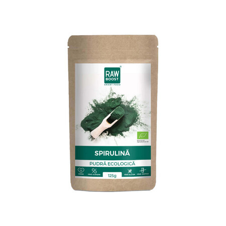 Organic Spirulina powder, 125 g, Rawboost