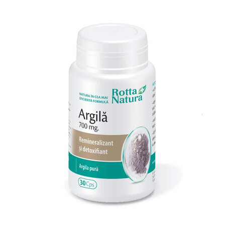 Argilla 700mg, 30 capsule, Rotta Natura