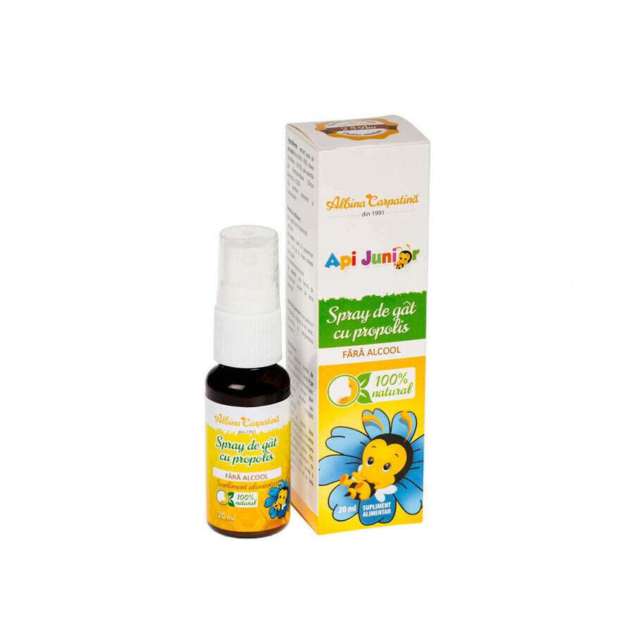 ApiJunior ApiJunior Bee Carpathian Bee throat spray, 20 ml, Apicola Pastoral