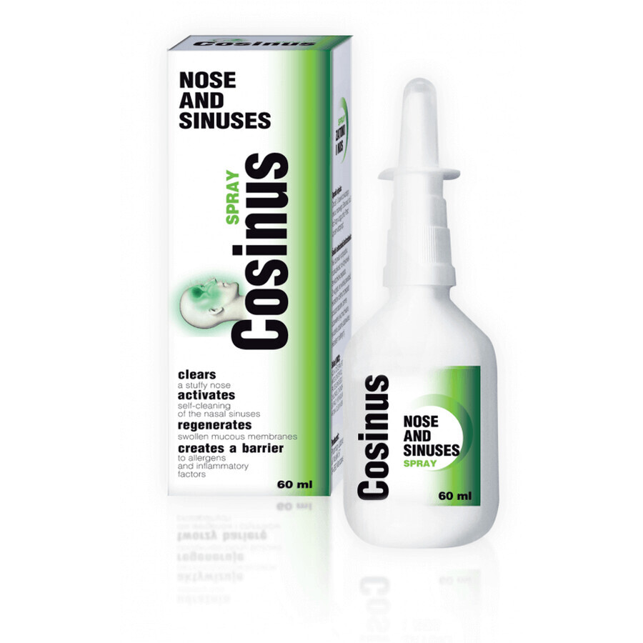 Spray décongestionnant nasal - Cosinus, 60 ml, Phamacy