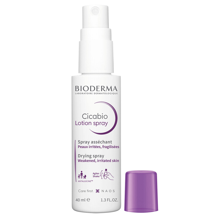 Bioderma Cicabio - Lotion Spray con Azione Essicante, 40ml