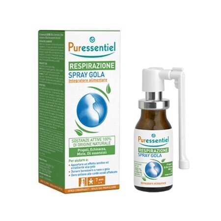 Oral spray for soothing sore throat, 15 ml, Puressentiel