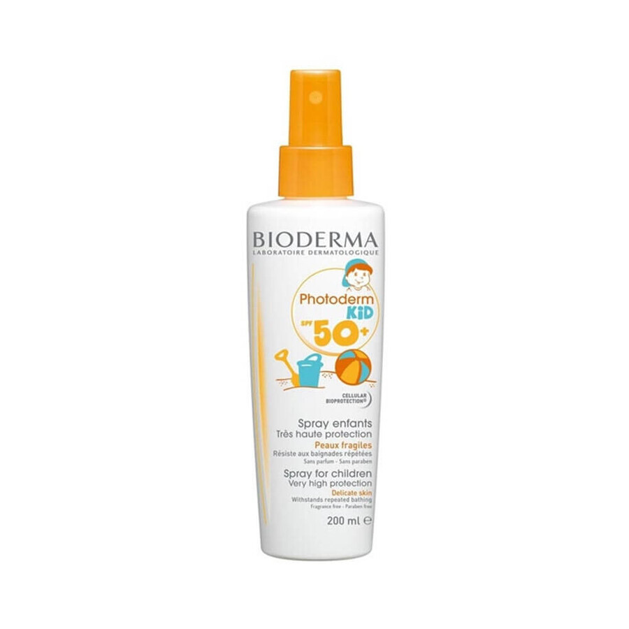 Bioderma Photoderm KID Spray de protección solar para niños FPS 50+, 200 ml