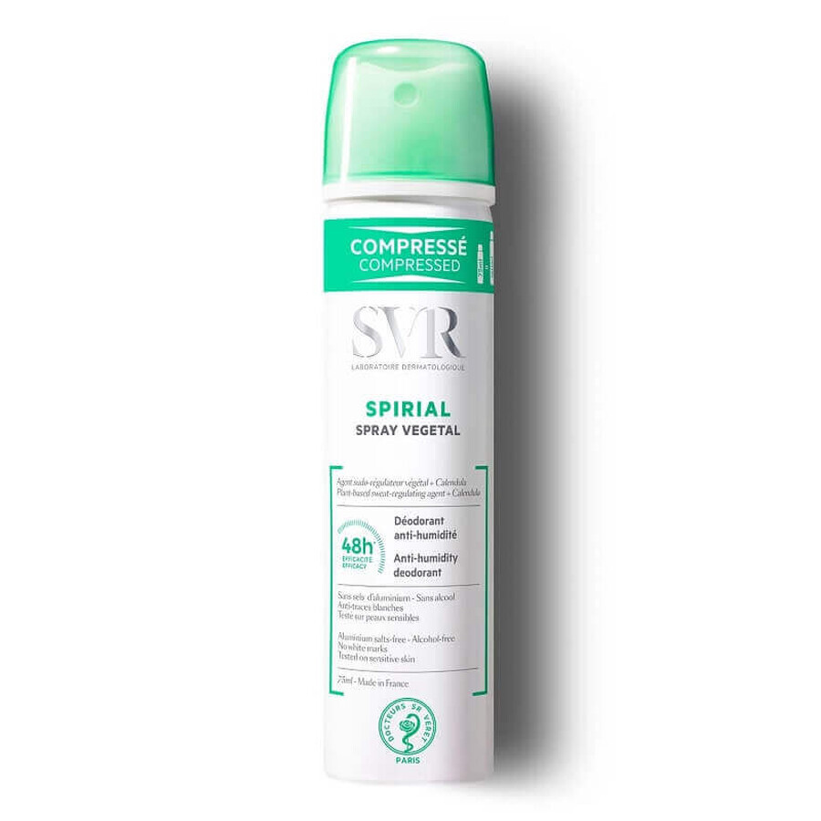 Spirial Antitranspirant Pflanzliches Spray, 75 ml, Svr