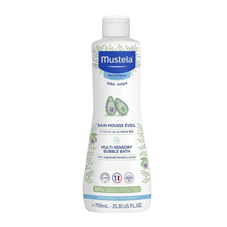 Mustela Bagnetto Mille Bolle Bambini Deterge Lenisce Idrata Protegge, 750ml