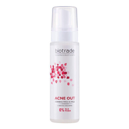 Schiuma detergente per pelli acneiche Acne Out, 150 ml, Biotrade