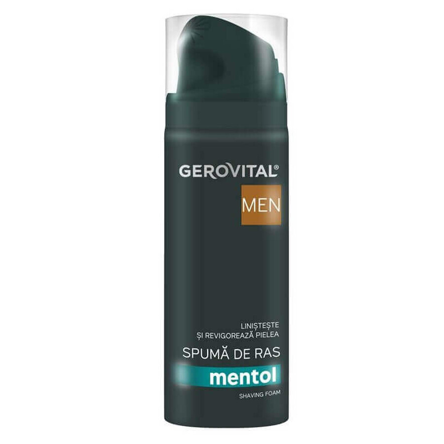 Gerovital Men Rasierschaum mit Menthol, 200 ml, Farmec