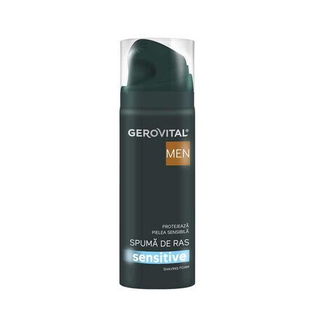 Gerovital Men Sensitive Shaving Foam, 200 ml, Farmec