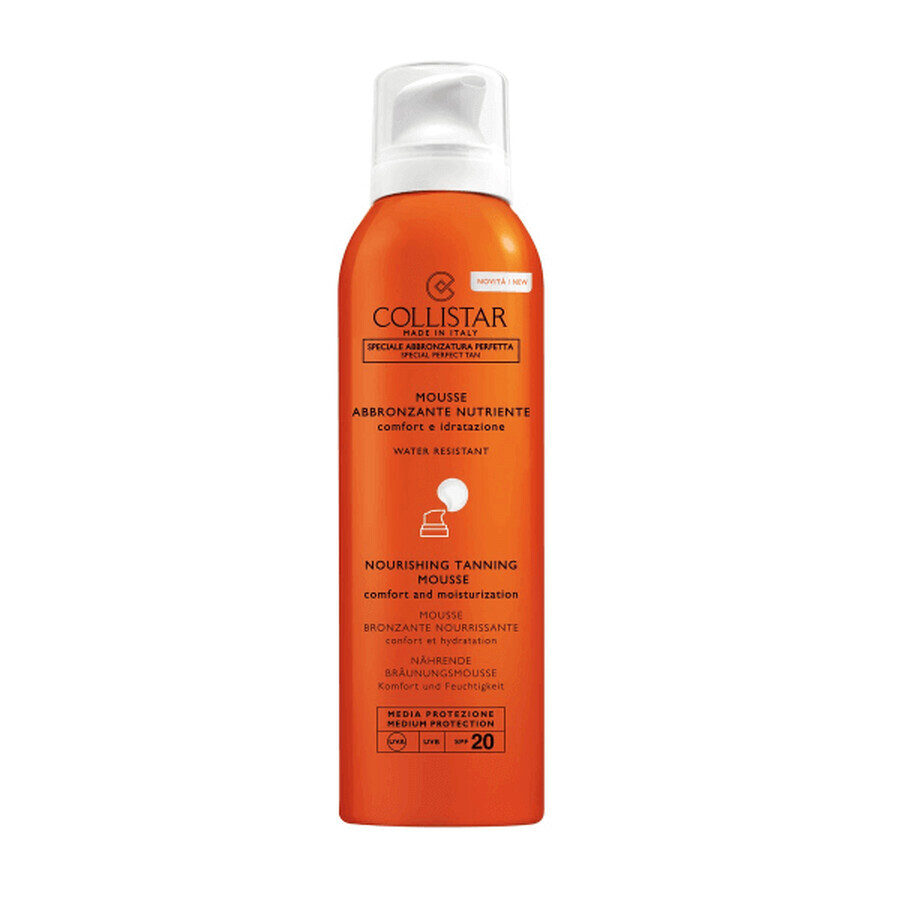 Collistar Sun Mousse Abbronzante Nutriente Idratante Spf20 200 ml